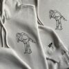 bluza | wzór konturowy ze zdjęcia