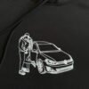 bluza | wzór konturowy ze zdjęcia