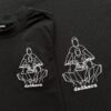bluza | wzór konturowy ze zdjęcia