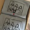 bluza | wzór konturowy ze zdjęcia
