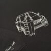 bluza | wzór konturowy ze zdjęcia